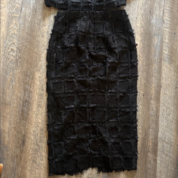 H&M 2- PIECE TEXTURED CROP TOP AND PENCIL SKIRT SET - NWT - Picture 3 of 12